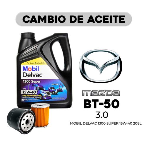 Cambio de aceite para Mazda BT-50 3.0